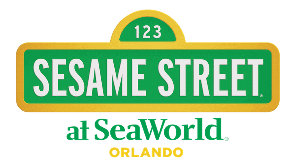 123 Sesame Street at SeaWorld Orlando Logo