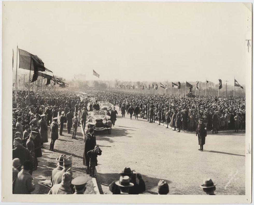 1926 Dedication_President Coolidge Arriving