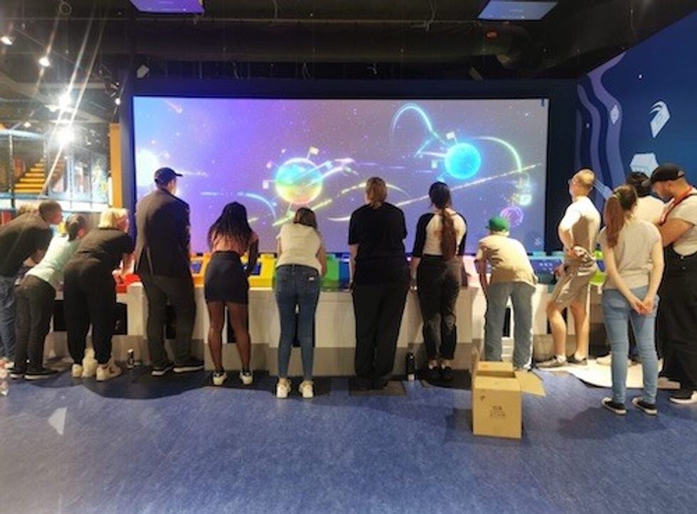 1st play test with staff