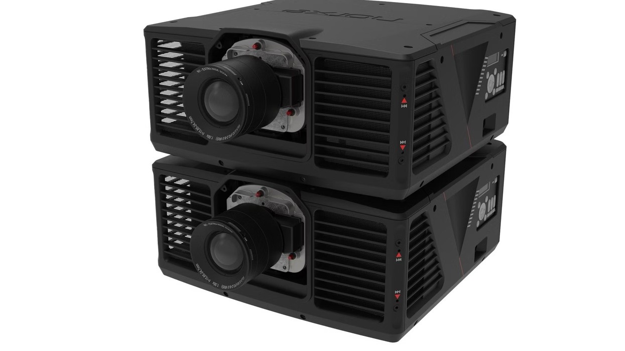 2 Norxe P20 4K 3DS stacked one on top of the other