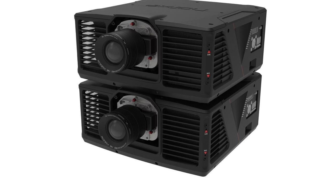 2 Norxe P20 4K 3DS stacked one on top of the other