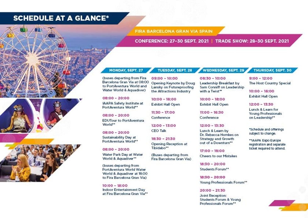 210901 Expo Europe Schedule at a glance A4 09 Horizontal