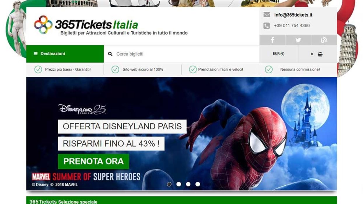 365Tickets Italia online attractions ticket distributor