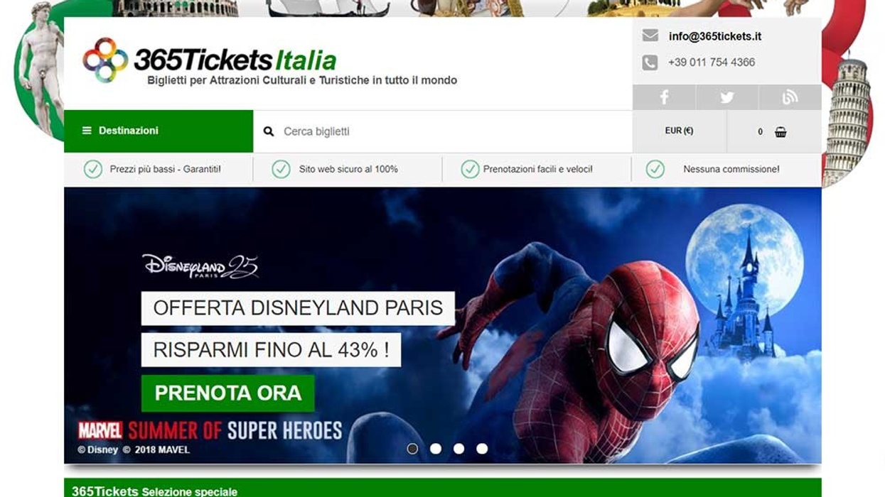 365Tickets Italia online attractions ticket distributor