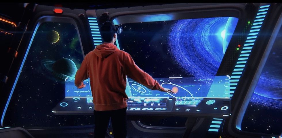 3D projection immersive experience