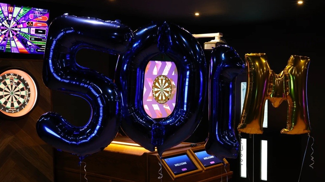 501 Fun 501m darts thrown