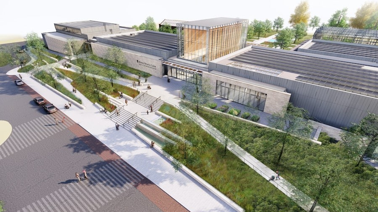 A rendering of Missouri Botanical Garden's future Jack C. Taylor Visitor Center