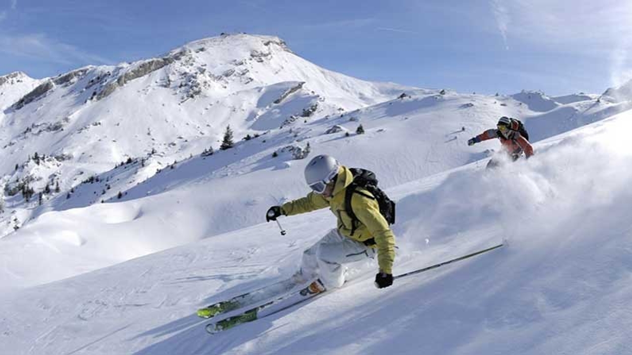 a ski resort