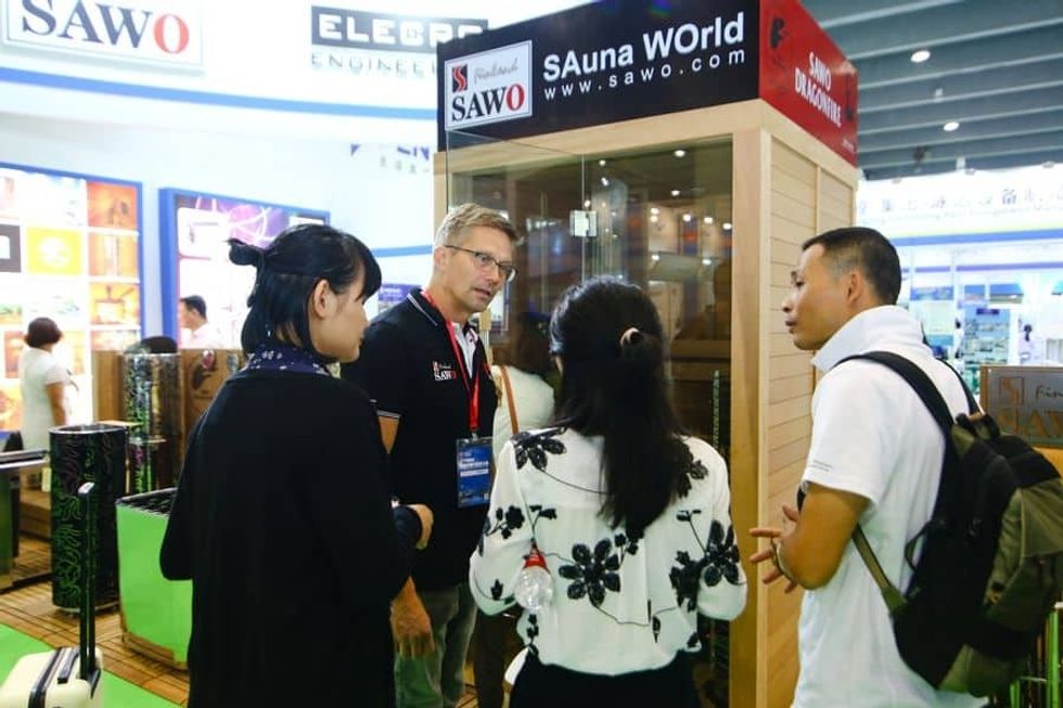 AAA 2019 Sauna exhibit