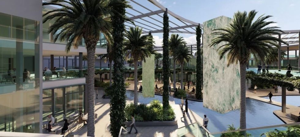 Aarid Riyadh water feature cloward