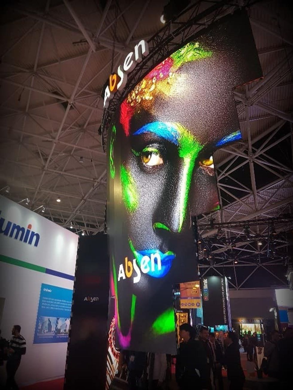 Absen Curved LED at ise 2019