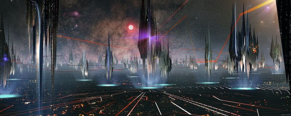 Abstract Cyberscape game engines
