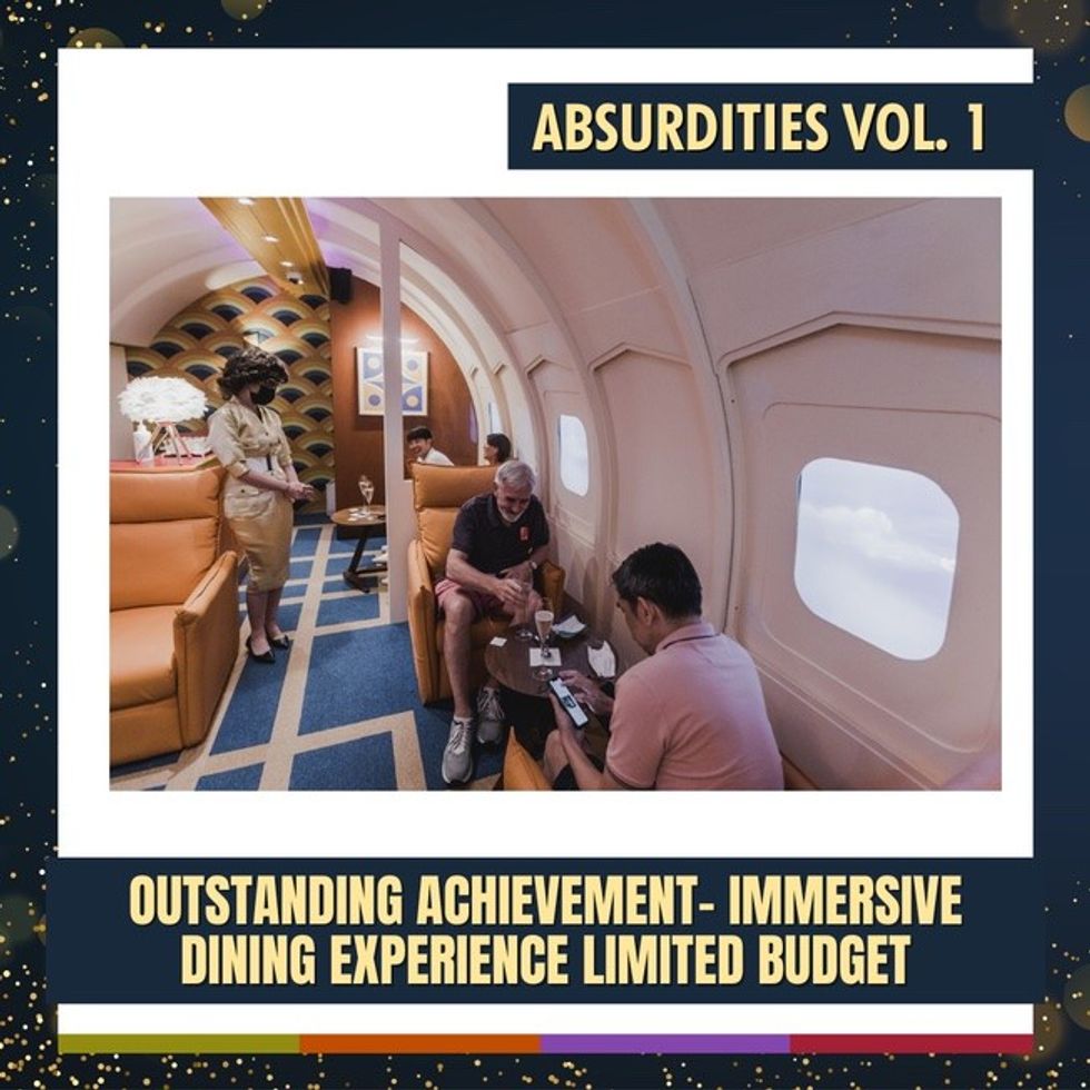 Absurdities vol 1 food experience Thea Award