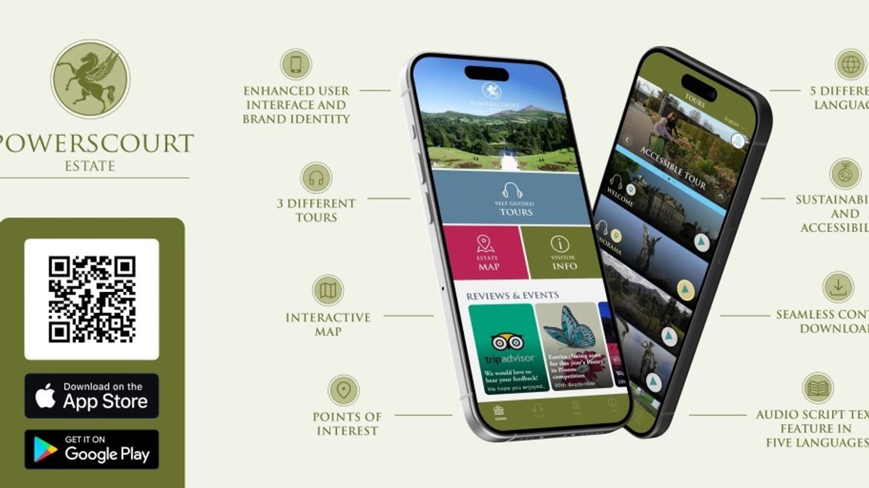 accesso new Audio Tour app for Powerscourt Estate