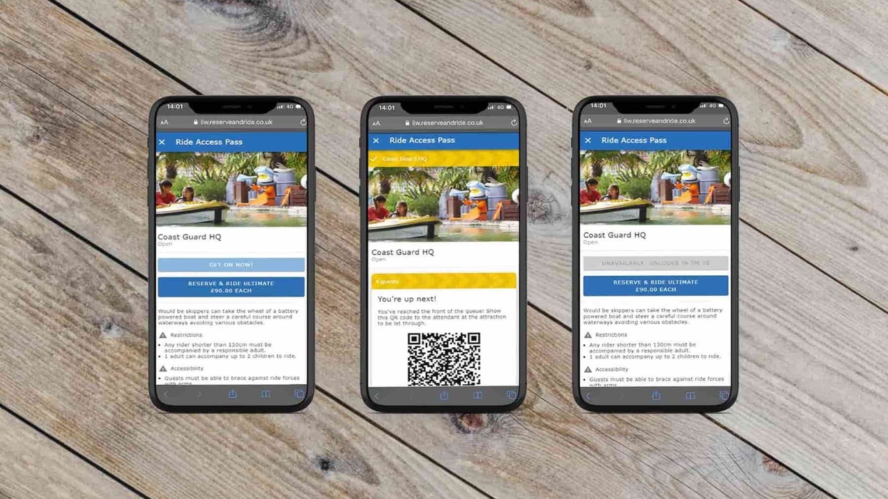 accesso ride access passes on phone app