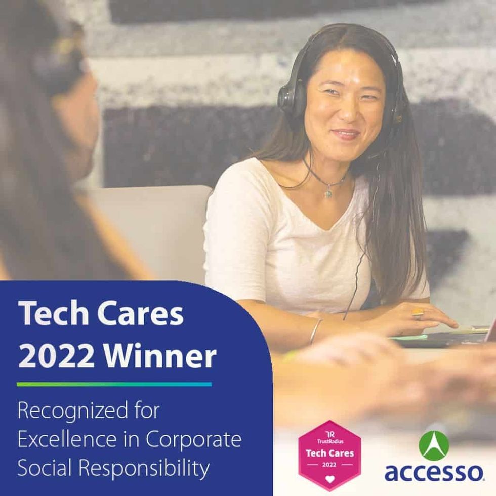 accesso Tech Cares 2022 winner