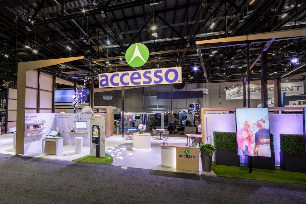 accesso trade show booth IAAPA Expo 2024