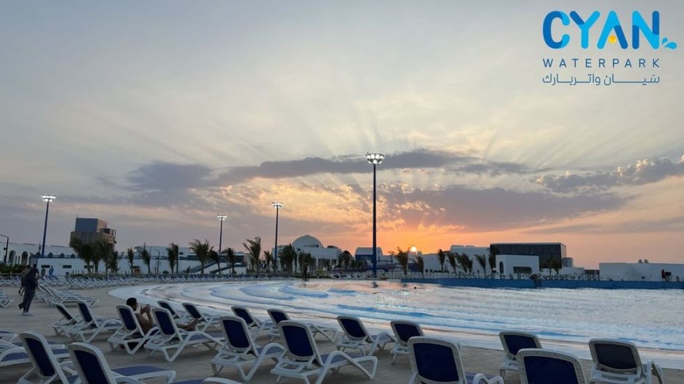 ADG provides wave system for Cyan Waterpark sunset