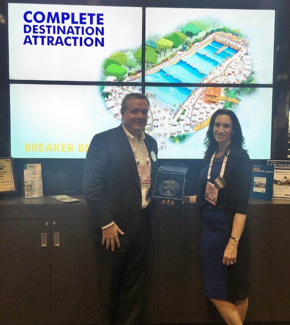 ADG Scoops IAAPA Brass Ring Award for Boogie Boarding Surf Ride Breaker Beach