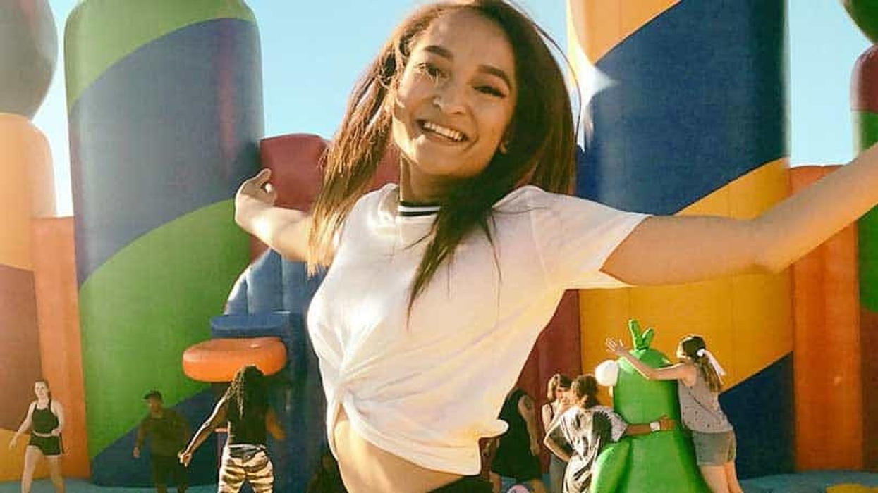 Adult active play at Big Bounce inflatable theme park
