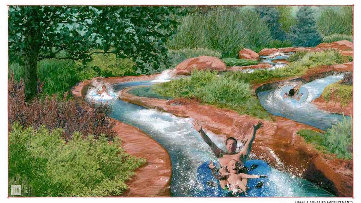 Adventure River Rendering by DHM Design at Glenwood Hot Springs