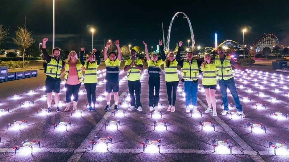 Aerial Illuminations team