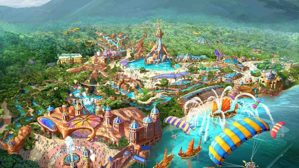 Aerial view ChishuiPeninsula Resort designed by PGAV Destinations