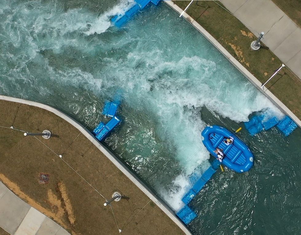 Aerial view Montgomery Whitewater