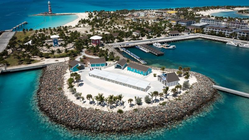 Aerial view of the MSC Foundation's Marine Conservation Center at Ocean Cay ©Ivan Sarfatti