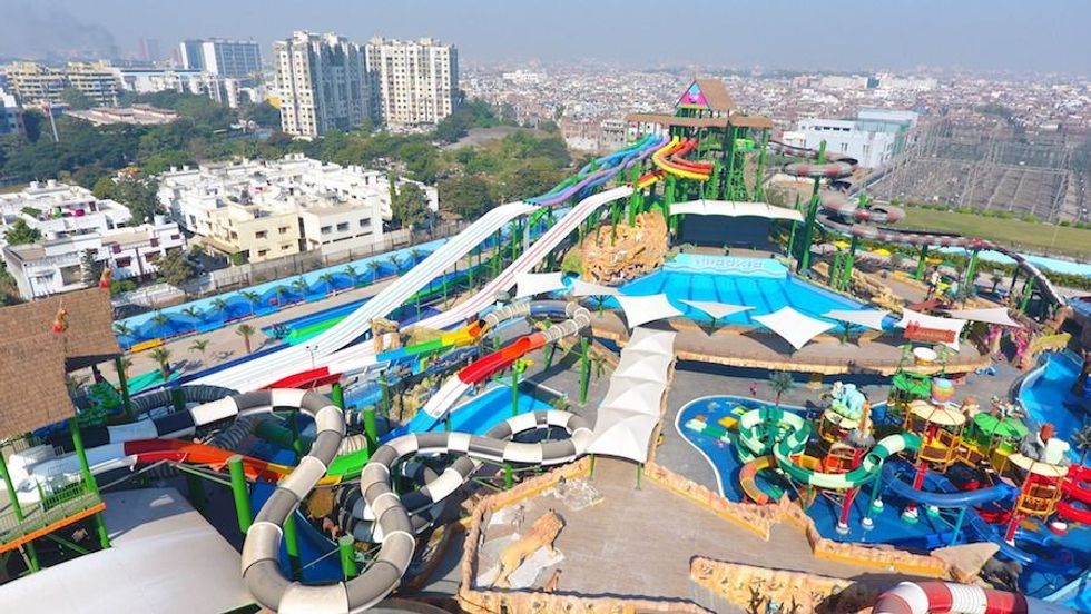 aerialview amaazia water park