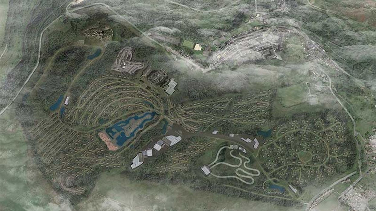 afan valley resort map