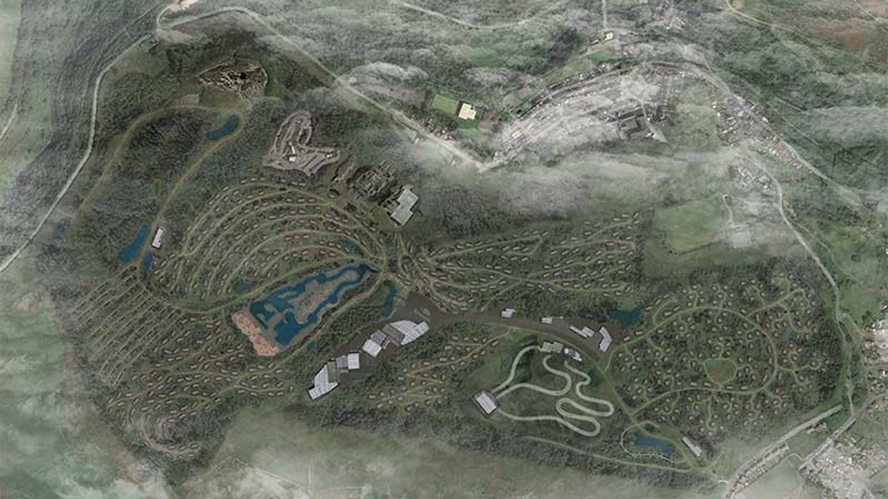 afan valley resort map