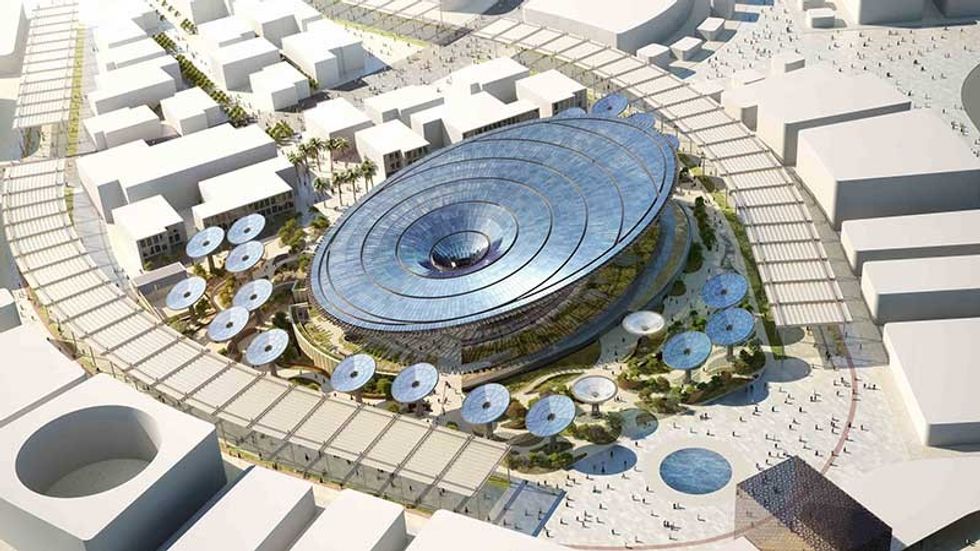 Ahmed Al Khatib says the Sustainabiliy Pavilion is Platinum LEED certified meaningful attractions