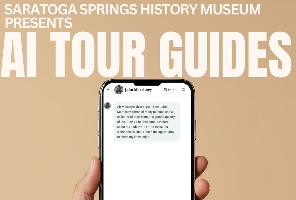 AI tour guides Saratoga Springs History Museum