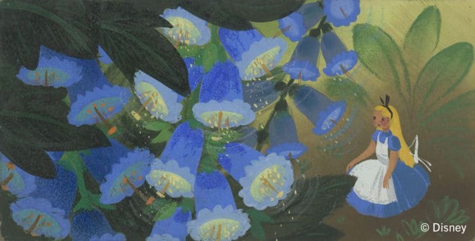 alice in wonderland concept art disney