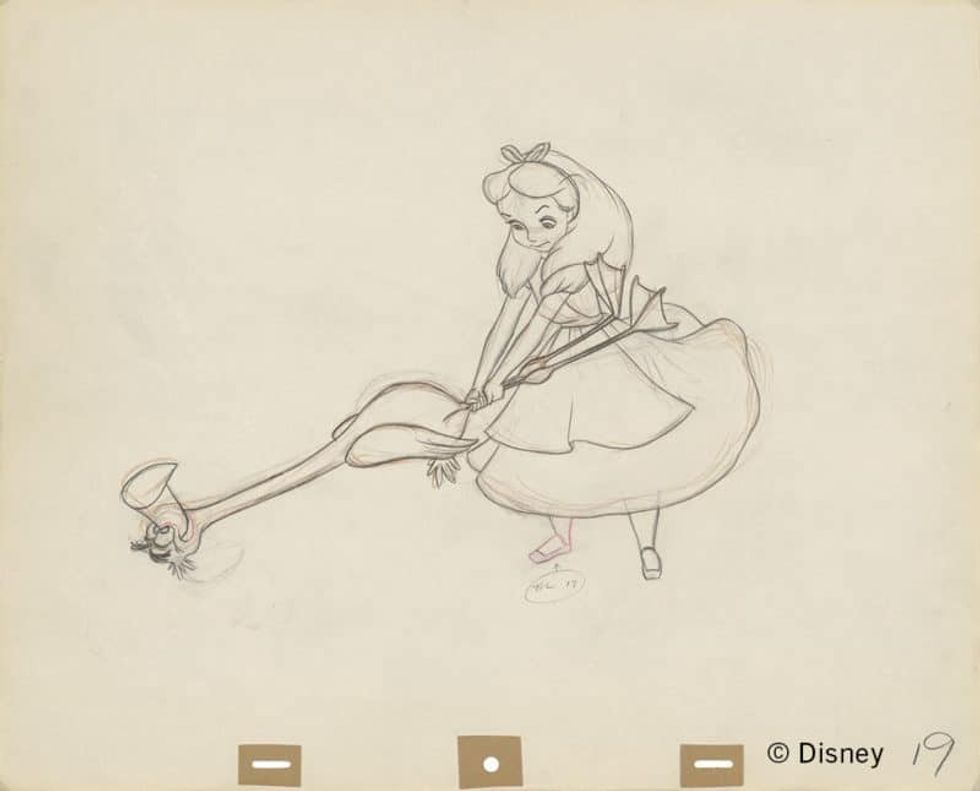 alice in wonderland concept art disney