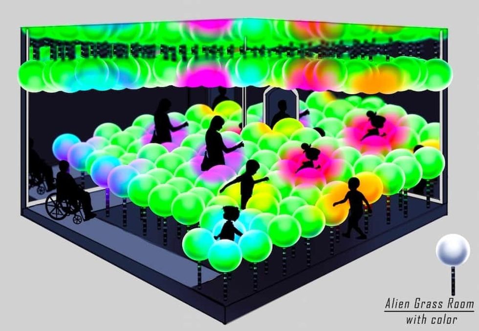 Alien grass room seismique