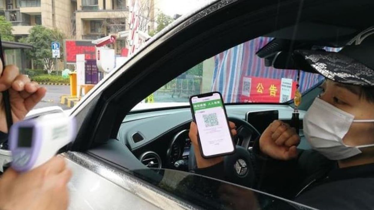 Alipay QR code coronavirus