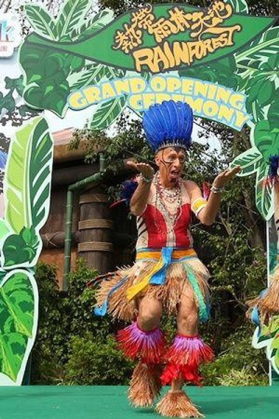 Allan Zeman in costume at ocean park