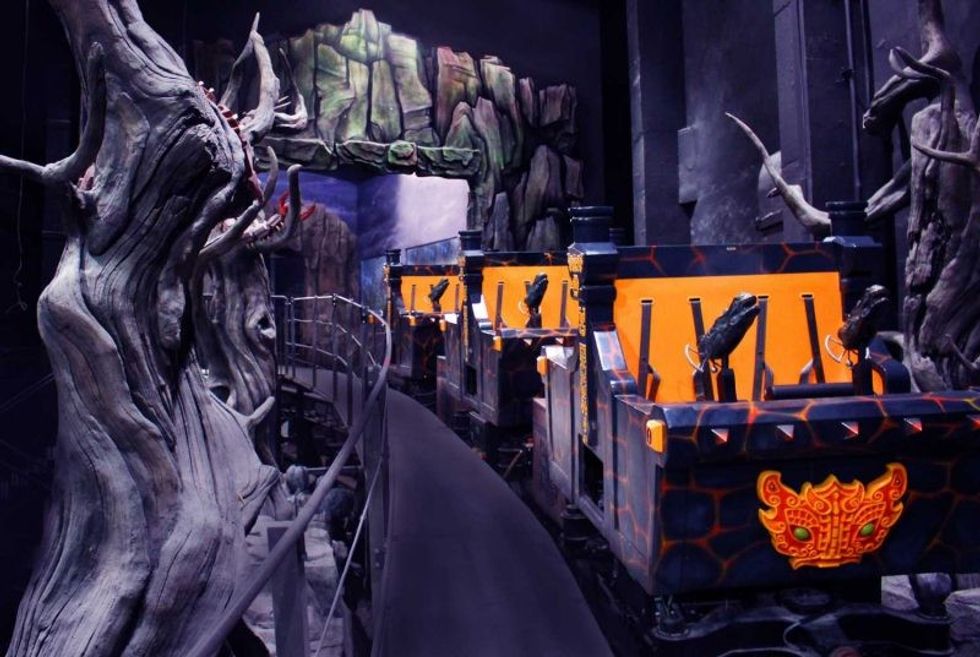 alterface shooters on wanda qingdao roller coaster