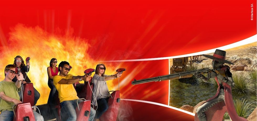 Alterface, Wavre, Belgium: Interactive cinema with 4/5-D special effects for entertainment parks PC-based control