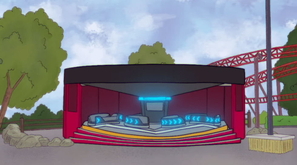 Alton Towers Retro Squad Roller Disco