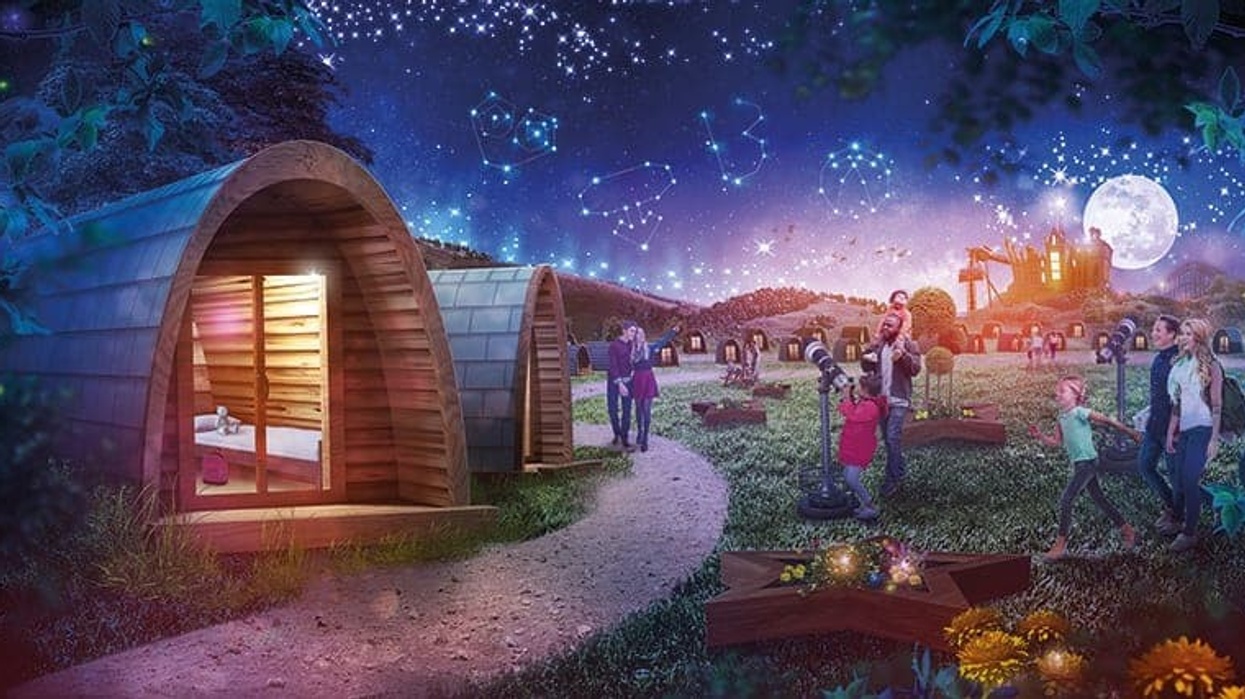 Alton Towers stargazing pods