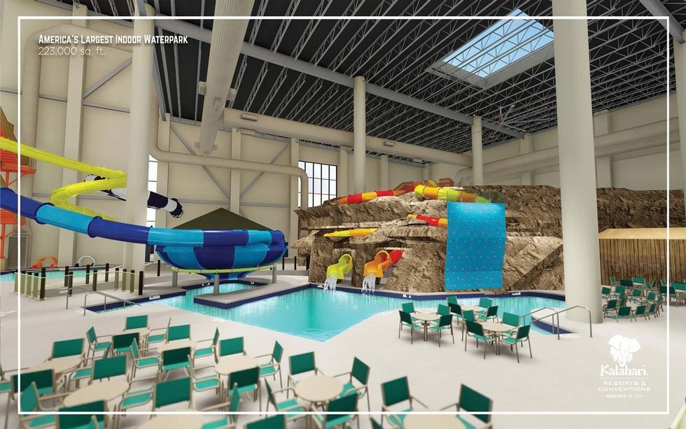America's largest indoor water park at Kalahari Resorts Round Rock