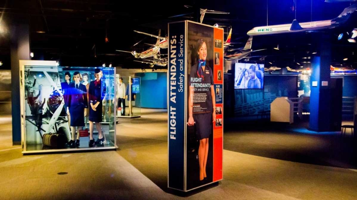 american airlines cr smith museum flight attendant display