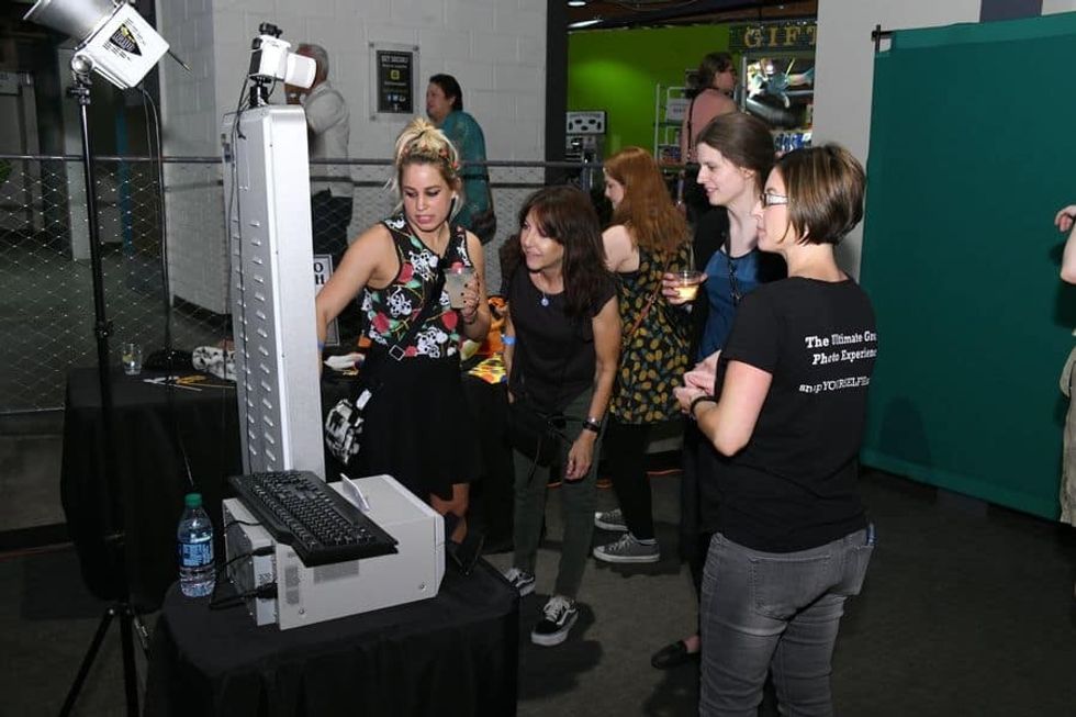 American Alliance of Museums Closing Party interactivity with guests