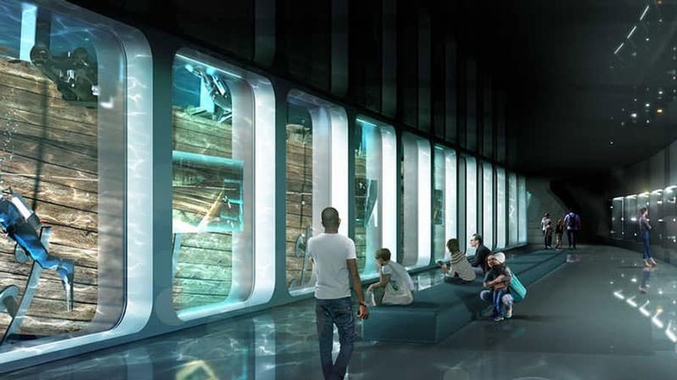 Amsterdam shipwreck museum ZJA