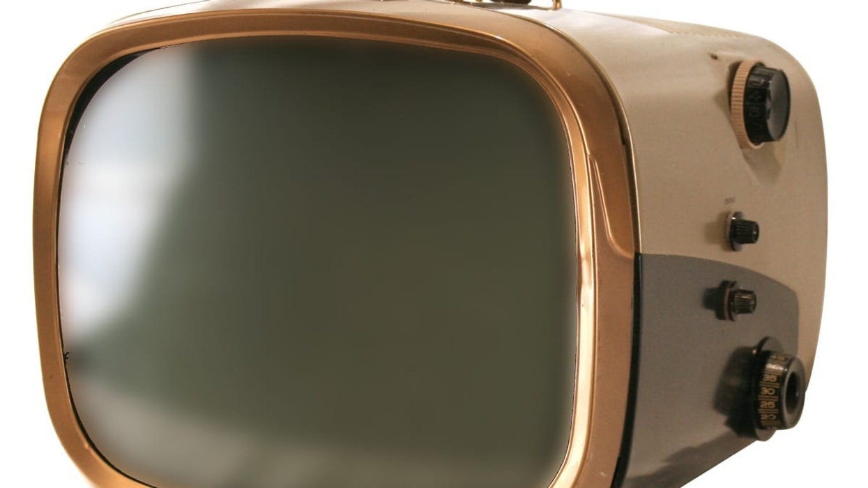 An old television from the collection of the Sloan Museum