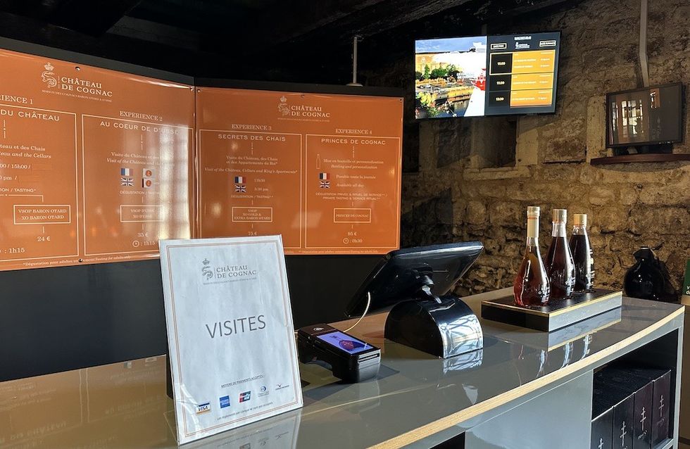 Anchor system at Chateau de Cognac