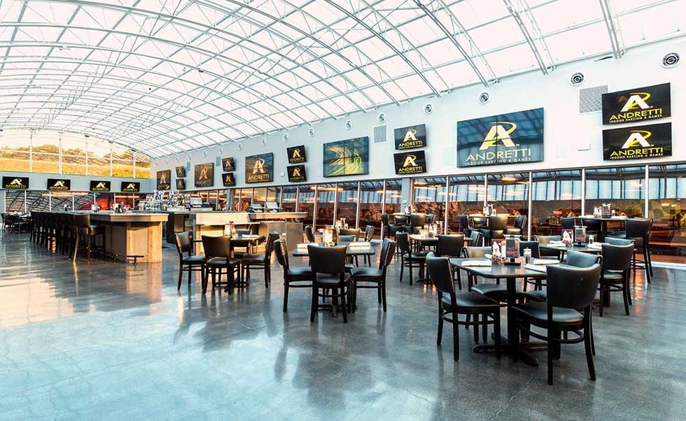 Andretti Karting sky bar